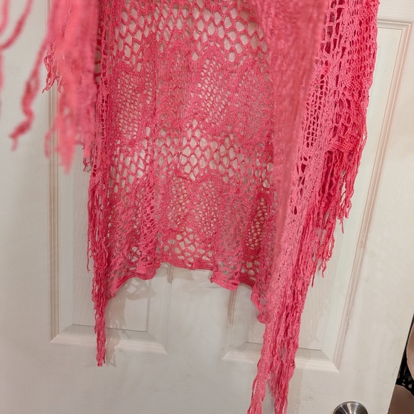 Coral Crochet Swim Cover (I07) - Picture 3 of 9